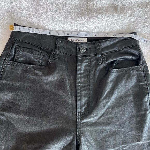 JUICY Couture Shiny Black Boyfriend Jeans women's size SZ 28 NEW - Picture 6 of 8